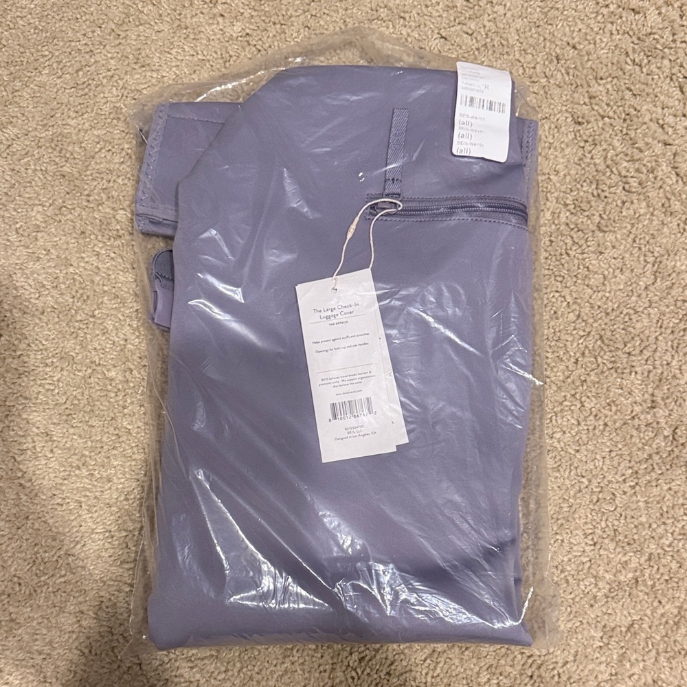 Beis Lavender Large Check In Luggage Cover